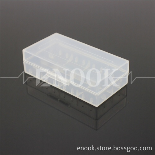 Wholesale plastic portable E-cig 18650 Battery Case